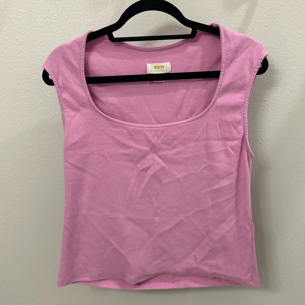 Anthropologie Pink Tank Top